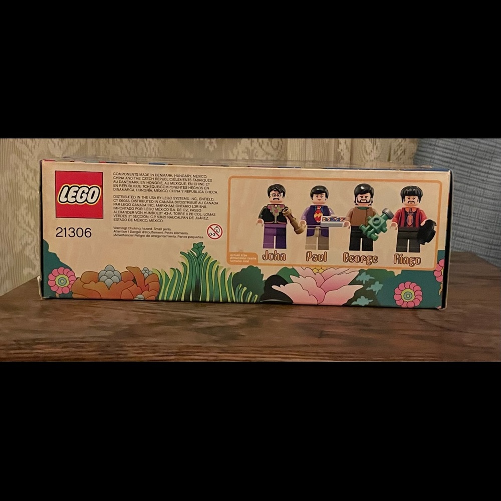 The Beatles yellow submarine legos